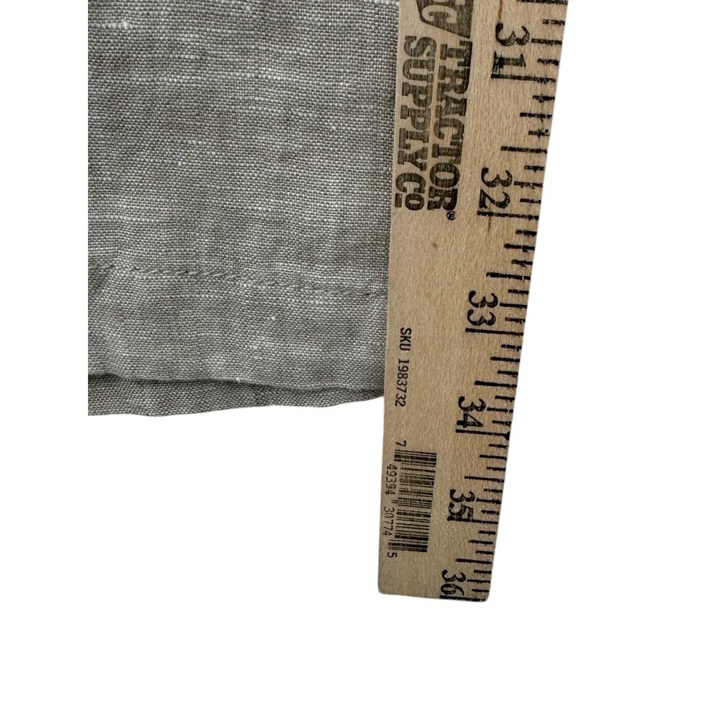 Quince 100% European Linen Trousers Mens 36x34 Flax Beige NWT Minimalist Neutral